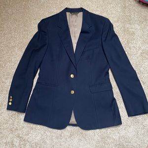 Land’s End Direct Merchants Navy Wool Blazer